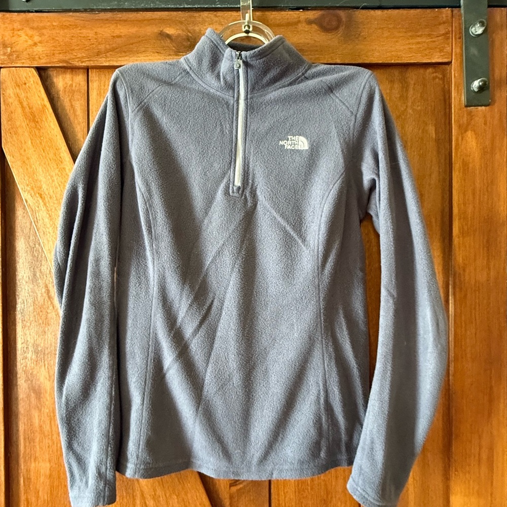 The North Face Gray Quarter-Zip Fleece Pullover